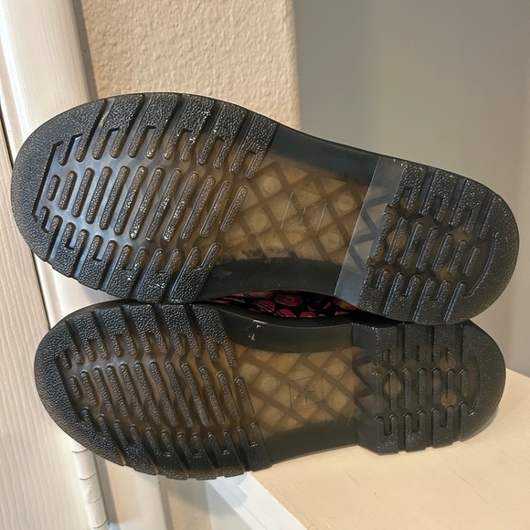 Dr Doc Martens 1460 J Pink Leopard Hydro Leather Combat Boots Youth Girls Size 2 - Picture 10 of 10